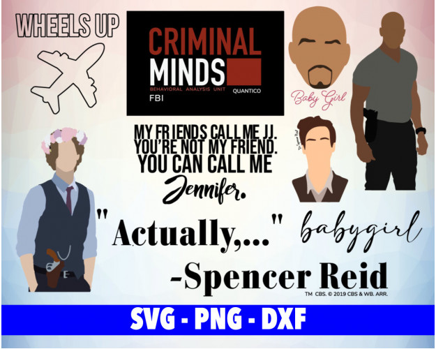 Criminal Minds SVG Bundle 100+