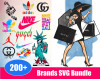 Brands SVG Bundle, Layered SVG and Digital Vector Files, Scrapbooking & Photo Albums