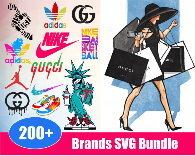 Brands SVG Bundle, Layered SVG and Digital Vector Files, Scrapbooking & Photo Albums