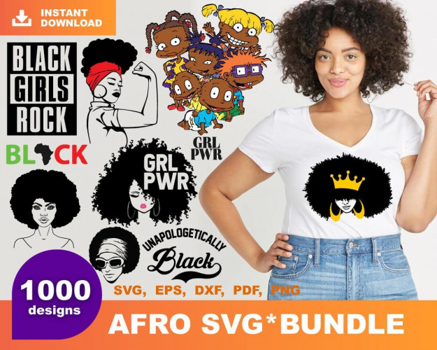 Black Woman Svg, African American Svg, Black Girl Svg, Black Queen Svg