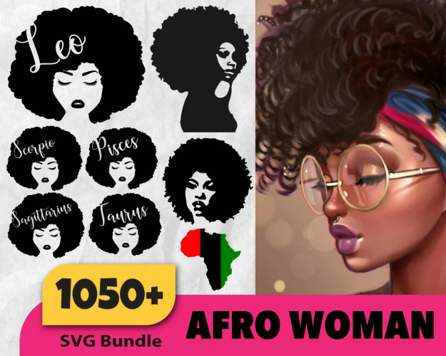 Afro SVG Bundle 10000+