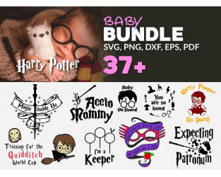 Carte boîte Harry Potter - Fichiers SVG, STUDIO3, EPS, DXF, PNG