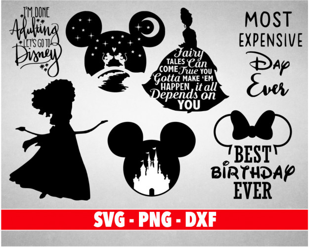 Disney World SVG Bundle 100+