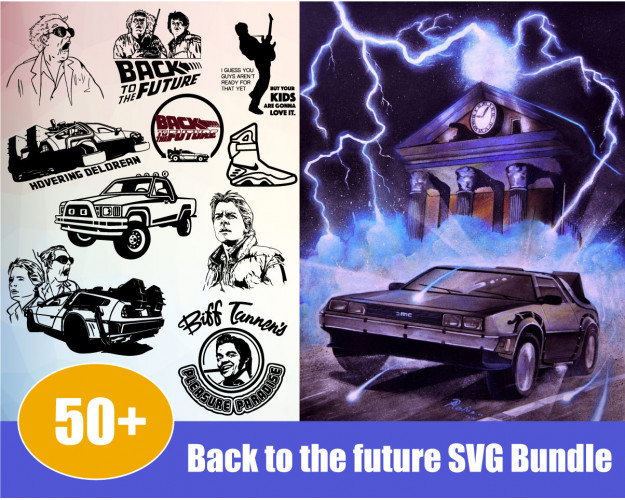 Back To The Future SVG Bundle 50+