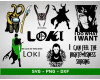 Loki SVG Bundle 50+