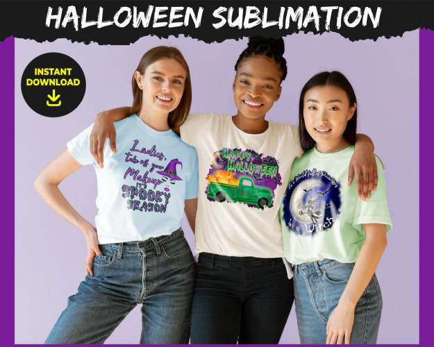 Halloween Sublimation PNG Bundle  