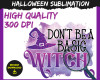Witch Sublimation PNG Bundle  