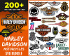 Harley Davidson SVG Bundle 200+