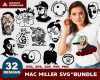 Mac Miller SVG Bundle 32+ 