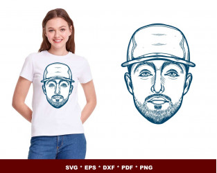 Baseball Cap. Files Prepared for Cricut. SVG Clip Art. Digital 