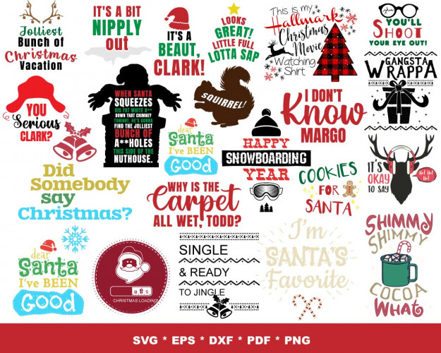 Christmas Vacation SVG Bundle 500+ 