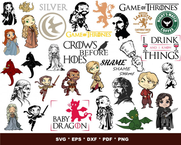 Game Of Thrones SVG Bundle 500+