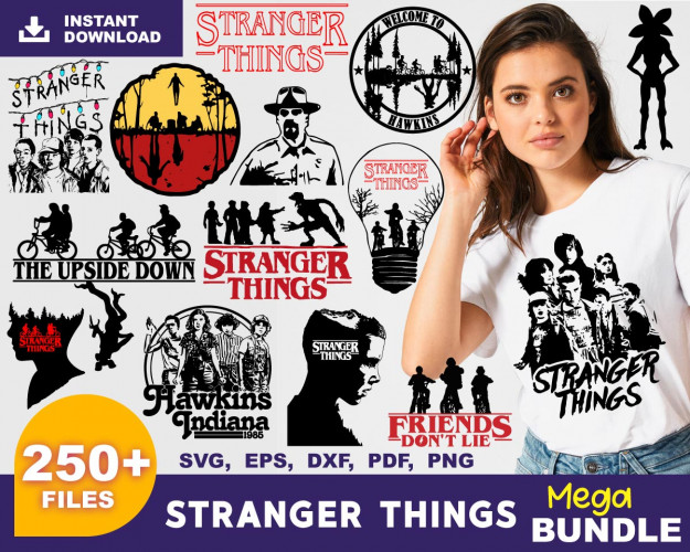 Stranger Things SVG Bundle 250+