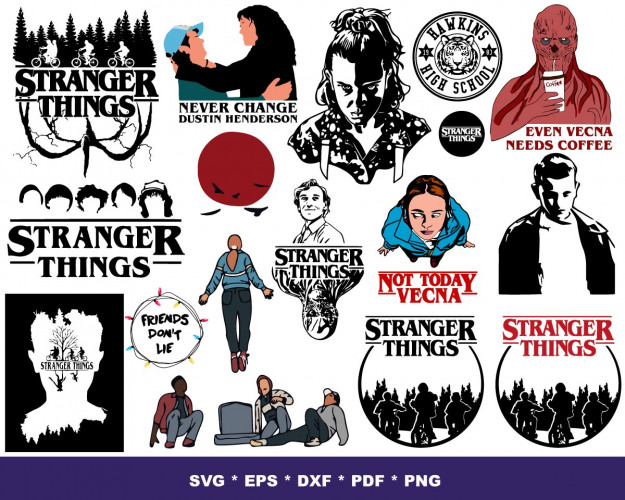 Stranger Things SVG Bundle 250+