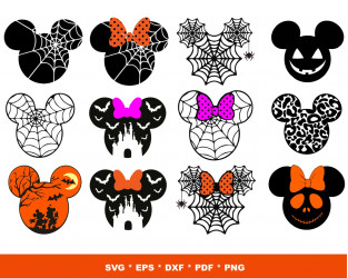 Minnie Mouse SVG, Classic Disney Charm