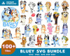 Bluey SVG Bundle, Trendy Svg, Bluey, Family Trip Svg, Bluey And Bingo, Bluey Birthday, Bluey Birthday Party, Bluey Family