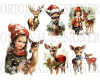Christmas Deer - Grace Your Holiday Projects with the Timeless Elegance of Deer