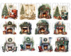 Christmas Fireplace Clipart & Christmas Room - Set the Coziest Holiday Scene with Charming Illustrations