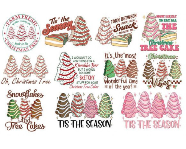 Christmas Tree Cake Sublimation Design, Festive baking, High-quality sublimation design, Merry designs, Holiday charm, Baking projects for Christmas