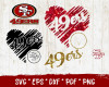 San Francisco 49ers SVG Bundle 40+