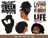 Afro woman svg bundle, black woman svg, african american svg, black girl svg, black queen svg, 