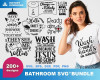 Bathroom SVG Bundle 200+ 