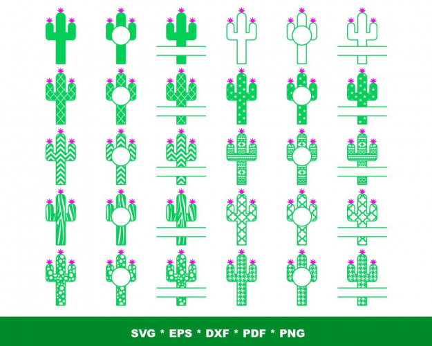 Cactus SVG Bundle 100+