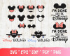 Disney SVG Bundle, High-quality PNG files, Silhouette Studio, Cricut Design Space