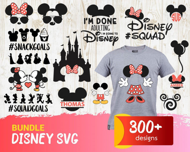 Disney SVG Bundle 300+