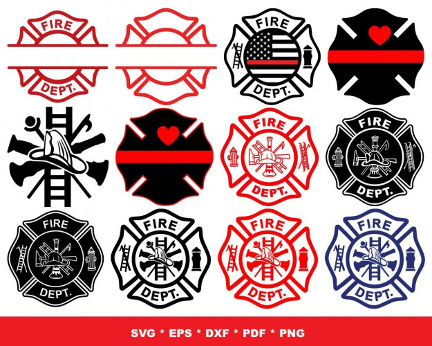 Firefighter SVG Bundle 100+