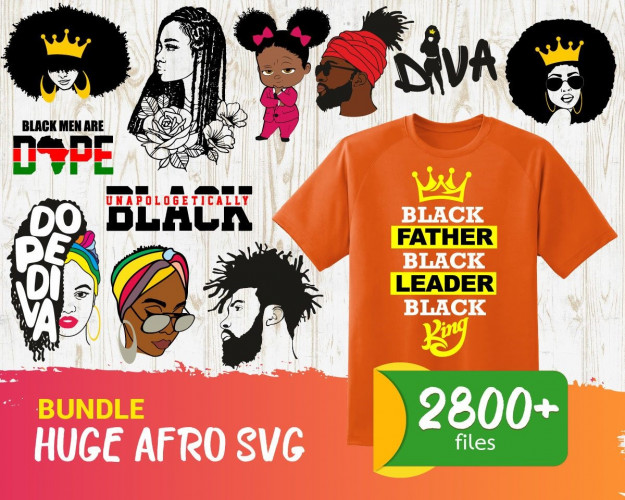 Afro SVG Bundle 2800+