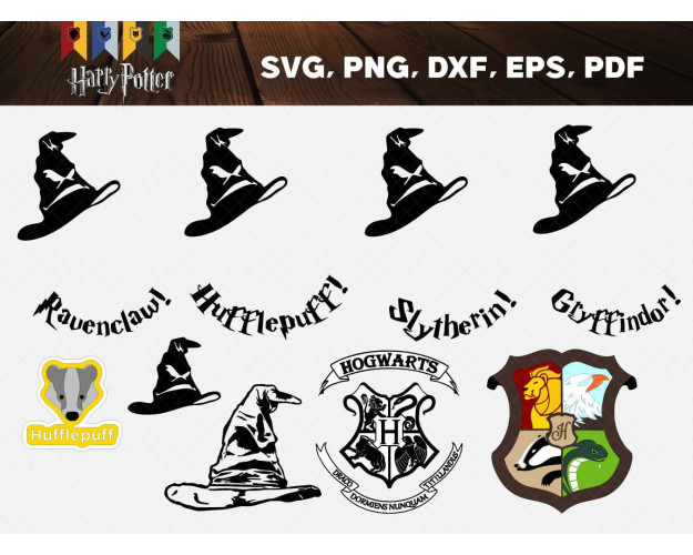 Hogwarts SVG Bundle 50+