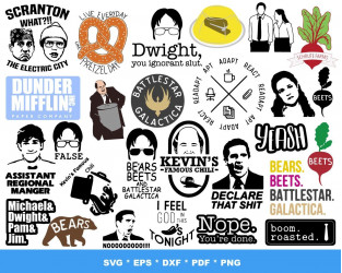 The Office Svg Bundle, michael scott svg, dunder mifflin svg, The Office  Clipart, The Office, Tv Show Svg