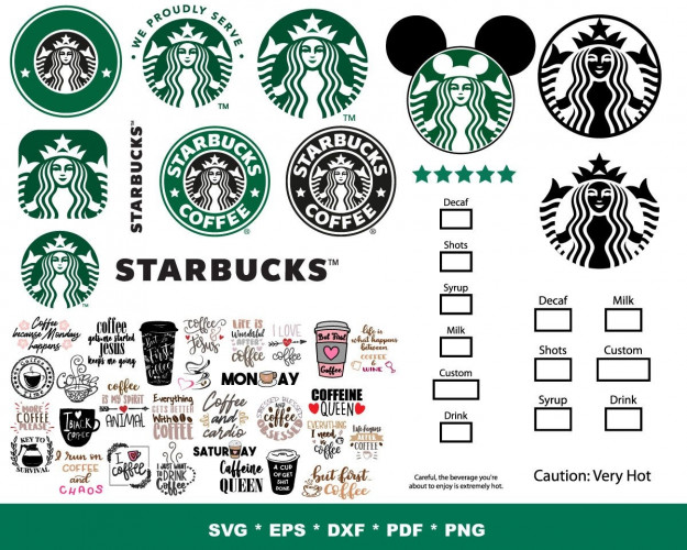 Starbucks SVG Bundle 300+