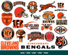 NFL SVG Bundle, NFL SVG Bundle, Digital Download, Football Svg, Football Team Svg, Nfl, Sport Logo, Nfl Svg