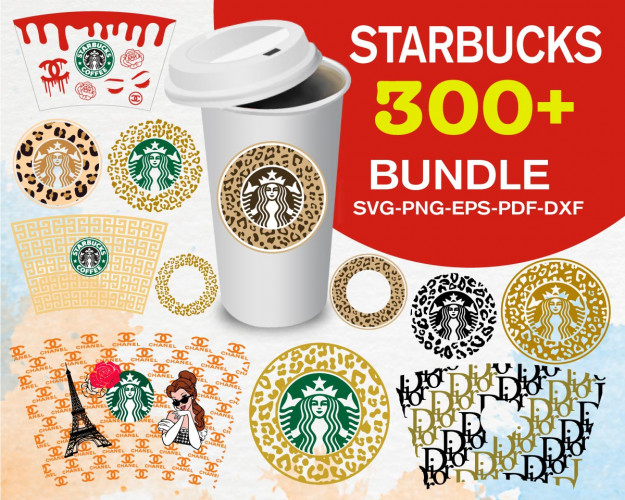 Starbucks Wrap Luxury SVG Bundle 300+