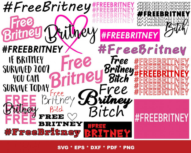 Free Britney SVG Bundle 150+