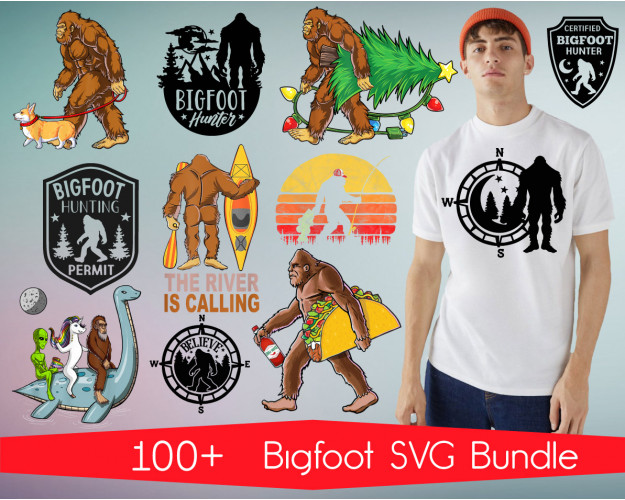 Bigfoot SVG Bundle 100+